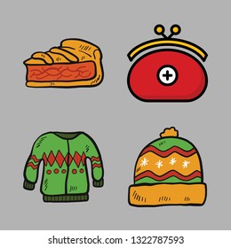 autumn vector icon set