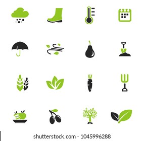 Autumn vector icons for user interface design