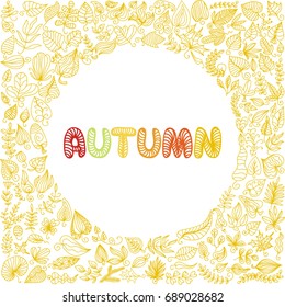 Autumn. Vector illustration.