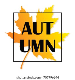  Autumn.  Vector illustration.