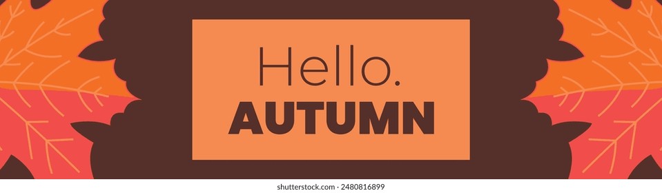 Autumn Vector Illustration vector Background with leaves