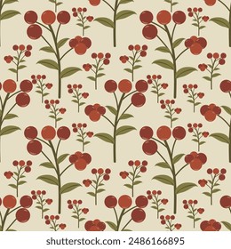 Autumn Vector ilustration seamless patern.Great for textile,fabric,wrapping paper,and any print.