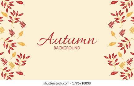 autumn vector leaf bakground design