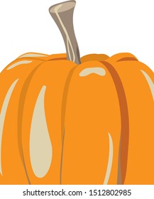autumn vector orange pumpkins banner design template for farm market banners and thanksgiving day backgrounds. Halloween background design