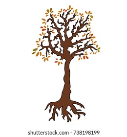Autumn vector tree