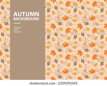 autumn vector wallpaper pattern seamless element floral backdrop harvest leaf fabric maple canada