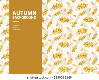 autumn vector wallpaper pattern seamless element floral backdrop harvest leaf fabric maple canada