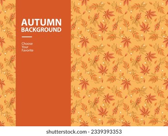 autumn vector wallpaper pattern seamless element floral backdrop harvest leaf fabric maple canada