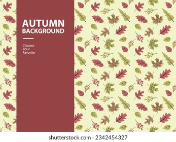 autumn vector wallpaper pattern seamless element floral backdrop harvest leaf fabric maple canada