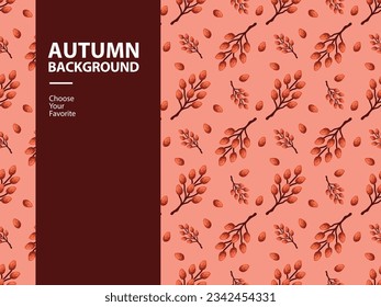 autumn vector wallpaper pattern seamless element floral backdrop harvest leaf fabric maple canada