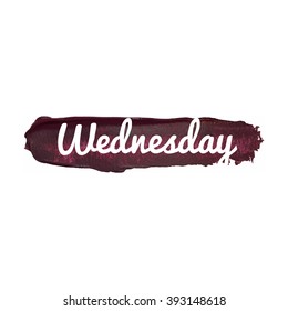 Autumn vector word hand drawn illustration icon card isolated quote