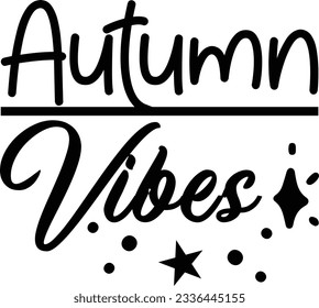 Vektordatei mit Herbstvibes, Herbstsvg