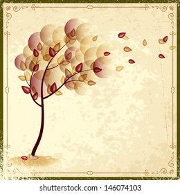 autumn vintage background