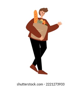 Autumn walking people vector illustrations clipart, girl, guy, couple, family, child, elderly people, old people in flat style.