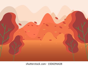 autumn wallpaper design, background for autumn design.