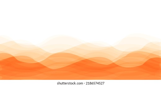 Autumn wave curve pattern background