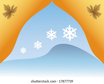 from autumn to winter wallpaper