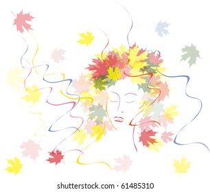 autumn woman