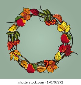 Autumn wreath