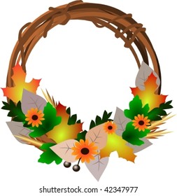 Autumn wreath