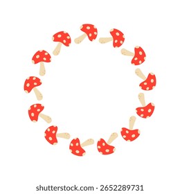 Autumn wreath with autumn pumpkins