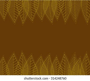 Autumn yellow background