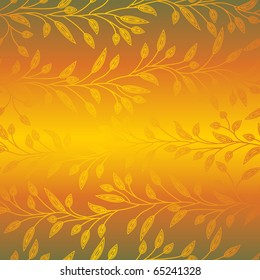 autumn yellow leaf seamless background