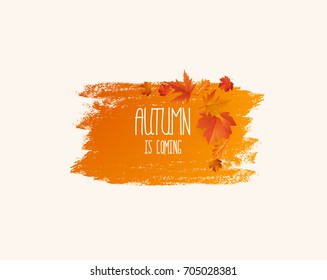     autumnal abstract background in grunge style 

