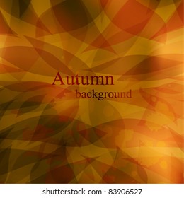 Autumnal background (vector eps 10)