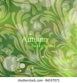 Autumnal background with your text (vector eps 10)