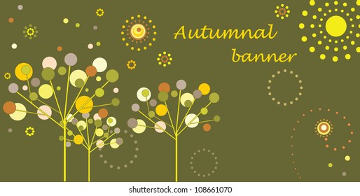 Autumnal banner