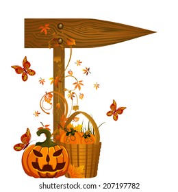 Autumnal design - vector