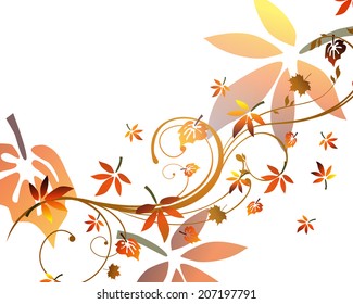 Autumnal design - vector