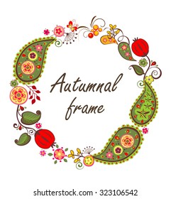 Autumnal frame