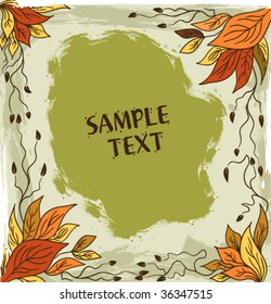 The autumnal frame