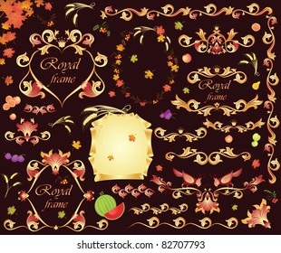 Diseño retro otoñal