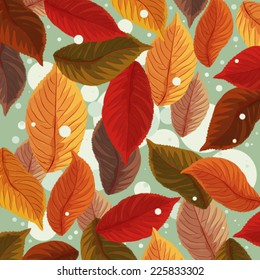 Autumnal texture, leaf