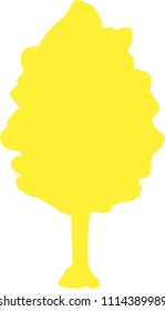 Autumnal Tree silhouette