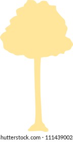 Autumnal Tree silhouette