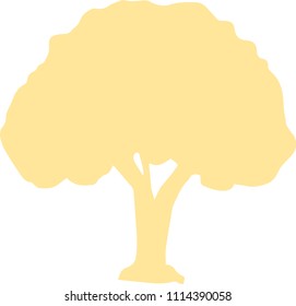 Autumnal Tree silhouette
