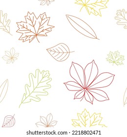 Autumun lives, color pattern, background.