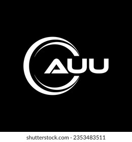 AUU Logo Design, Inspiration für eine einzigartige Identität. Modernes Eleganz und kreatives Design. Markieren Sie Ihren Erfolg mit dem Markieren dieses Logos.