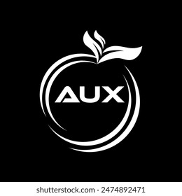 AUX letter logo Design. AUX Simple and modern monogram logo. AUX Abstract Alphabet vector Design.