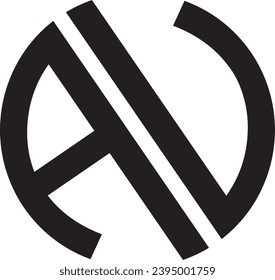 av Circle Design Logo, Symbol, Symbol, Vektordatei, 