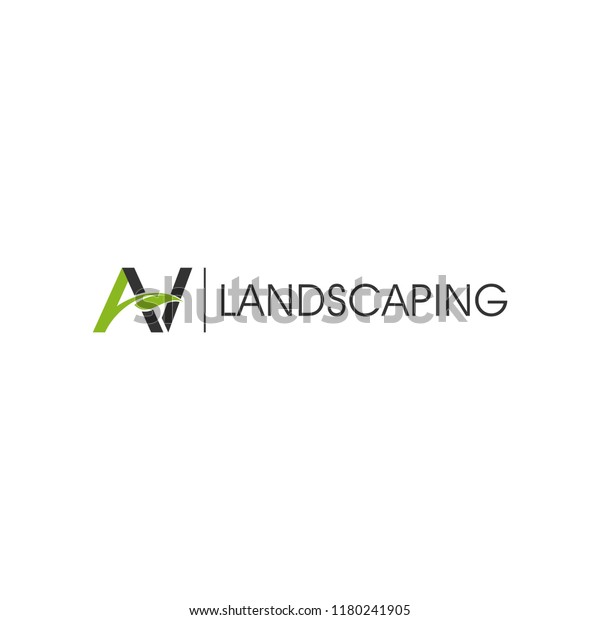 Av Landscaping Logo Stock Vector (Royalty Free) 1180241905