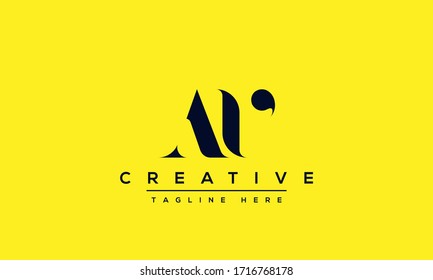 AV Letter Logo Design. Creative Modern Alphabet letters monogram icon A V, A and V.
