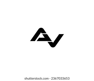 AV Letter Logo Design Element