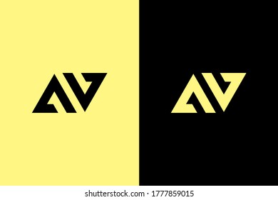 AV-Logo-Vorlage, Vektorgrafiken