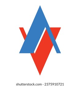 av letter logo vector illustration design