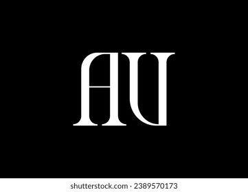 Logo de la letra AV, vector y diseño de logotipo de monograma